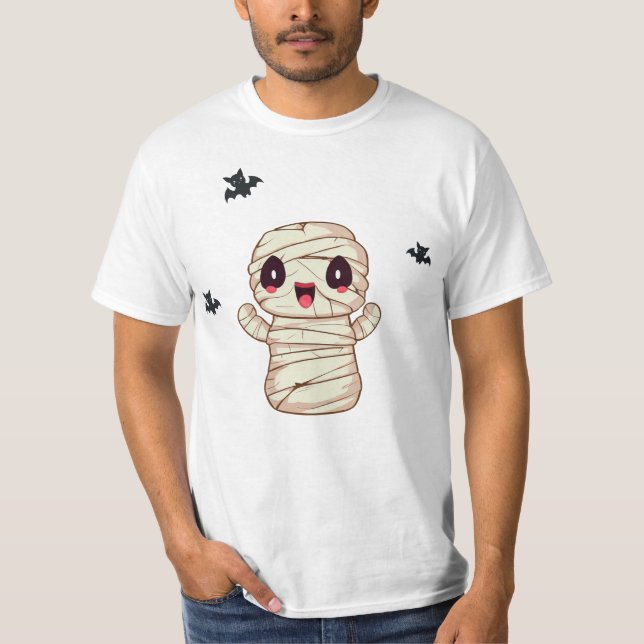 Adorable Mummy Halloween T-Shirt (Front)