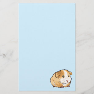adorable new guinea pig stationery