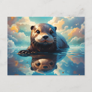 Adorable Otter Postcard