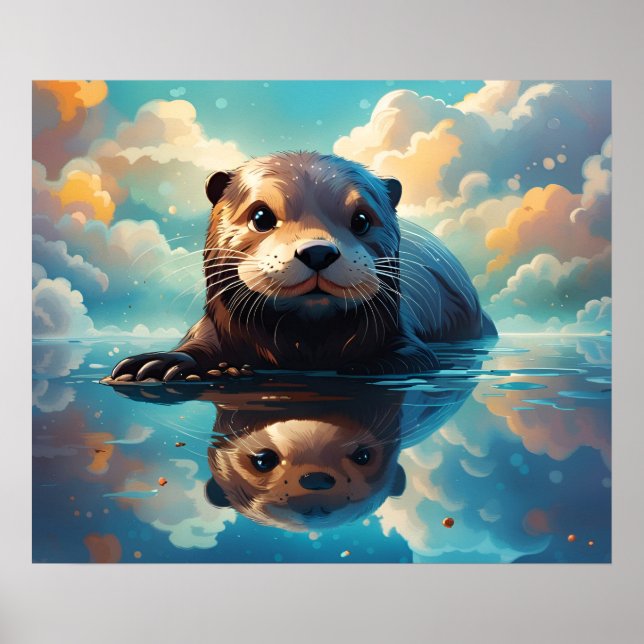 Adorable Otter Poster (Front)