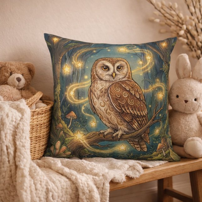 Adorable Owl Forest Animals  Cushion (Creator Uploaded)