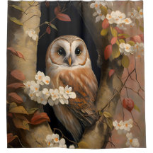 Adorable Owl Oil Painting