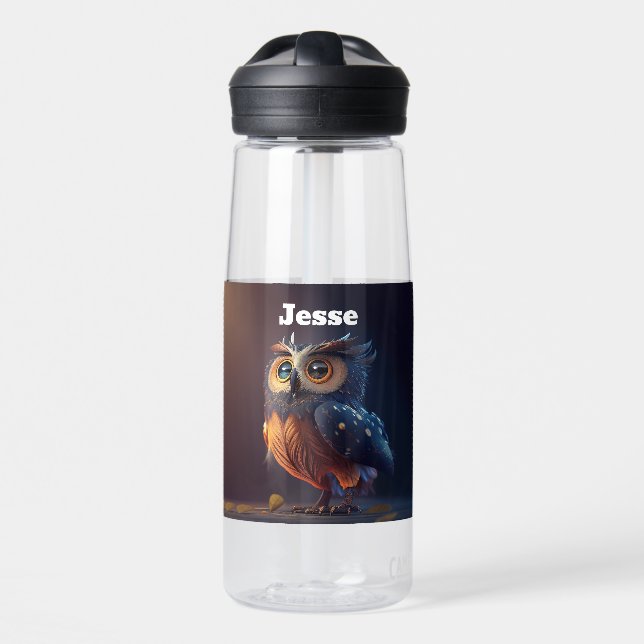 Adorable Owl Water Bottle (Front)