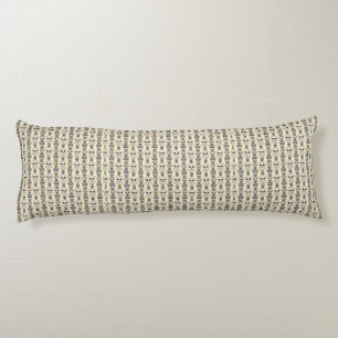 Adorable Owls Pattern on Light Yellow Background Body Cushion