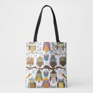 Adorable Owls stylish fashionable Tote Bags