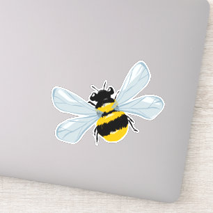Adorable painted bee Illustration