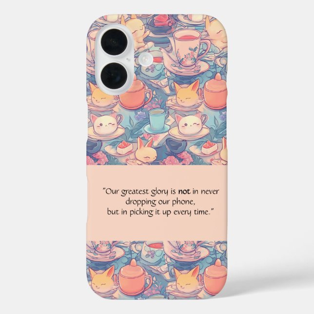 Adorable Painted-style Doodle Art Case-Mate iPhone Case (Back)