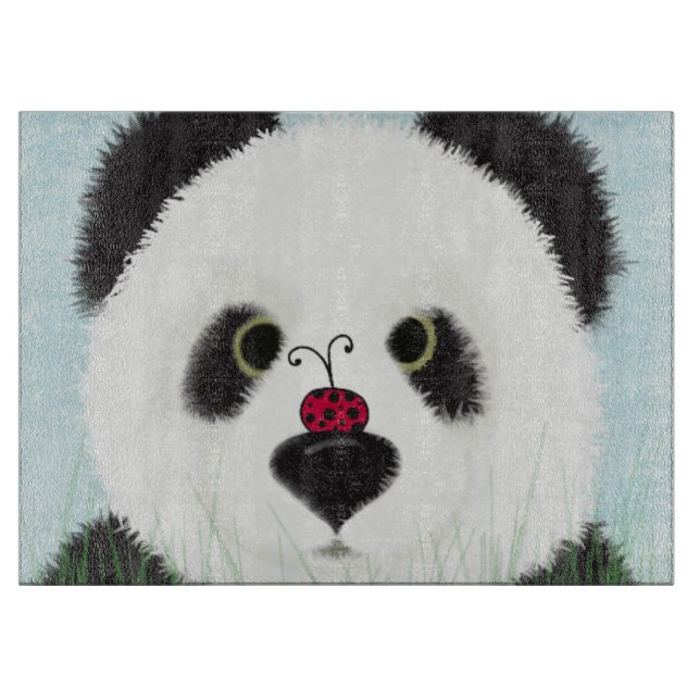 Adorable Panda Bear Cutting Board (Front)