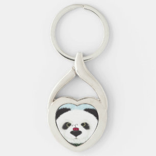Adorable Panda Bear Key Ring