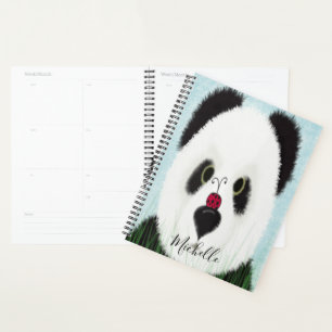 Adorable Panda Bear Planner