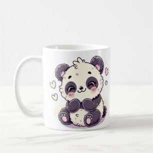 Adorable Panda with Sweet Serenity Coffee Mug