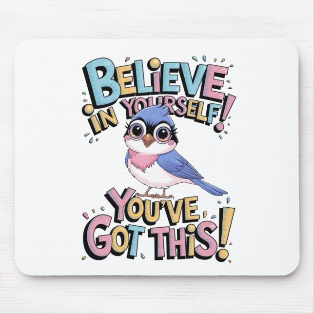 Adorable Parrot Desk Mat Mouse Mat (Front)