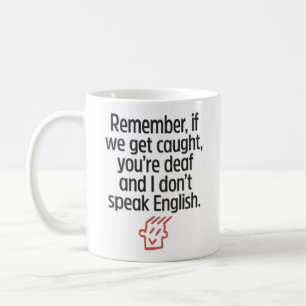 Adorable Partners-in-Crime “If We Get Caught” Coffee Mug