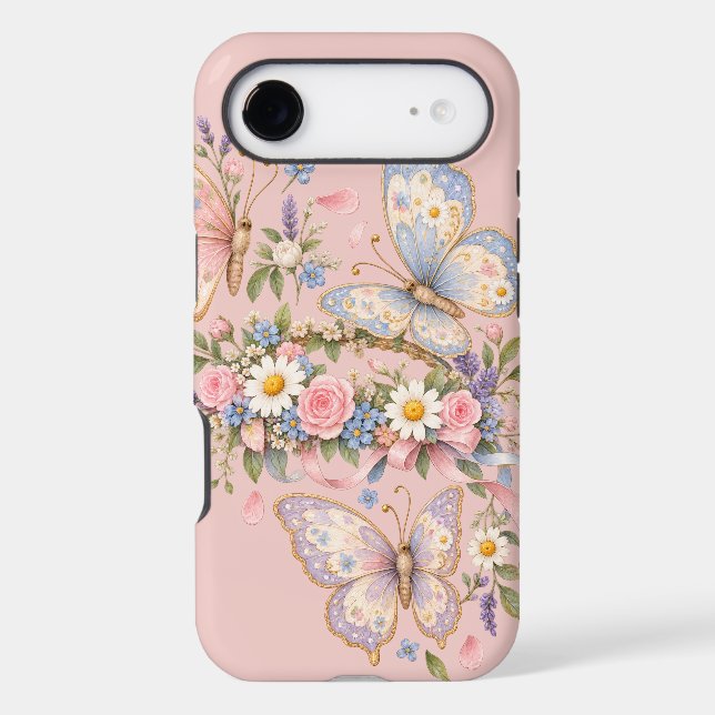 Adorable Pastel Butterfly Art  (Back)