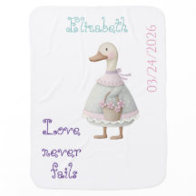 Adorable Pastel Country Bible Duck Flower Coquette