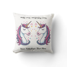 Adorable Pastel Unicorn Customizable Magical Decor