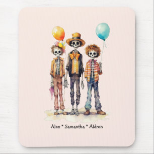 Adorable Pastel Zombie Trio - Cute Halloween (2) Mouse Mat