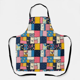 Adorable Patchwork Design, Playful Pattern Apron