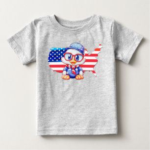 Adorable Patriotic 2 Baby T-Shirt