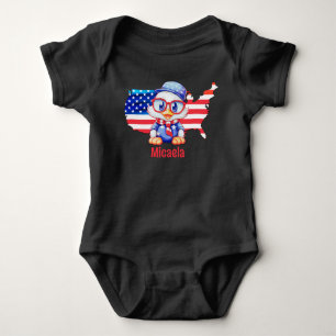 Adorable Patriotic Baby Bodysuit