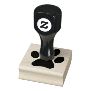 Adorable Paw Print 1 Inch Ink Stamp