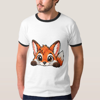 Adorable Peekaboo Fox T-Shirt