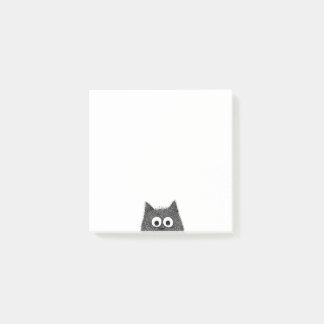 Adorable Peeking Cat Post-It Note
