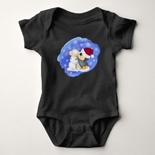 Adorable Penguin And Snowman Baby Bodysuit