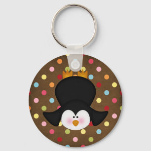 adorable Penguin Key Ring