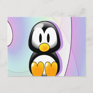 Adorable Penguin Postcard