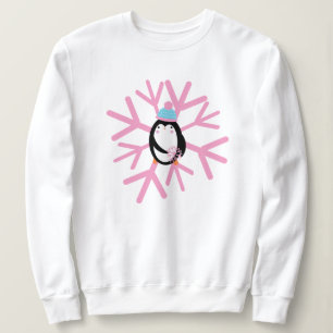 Adorable Penguin Snowflake Christmas Winter Sweatshirt
