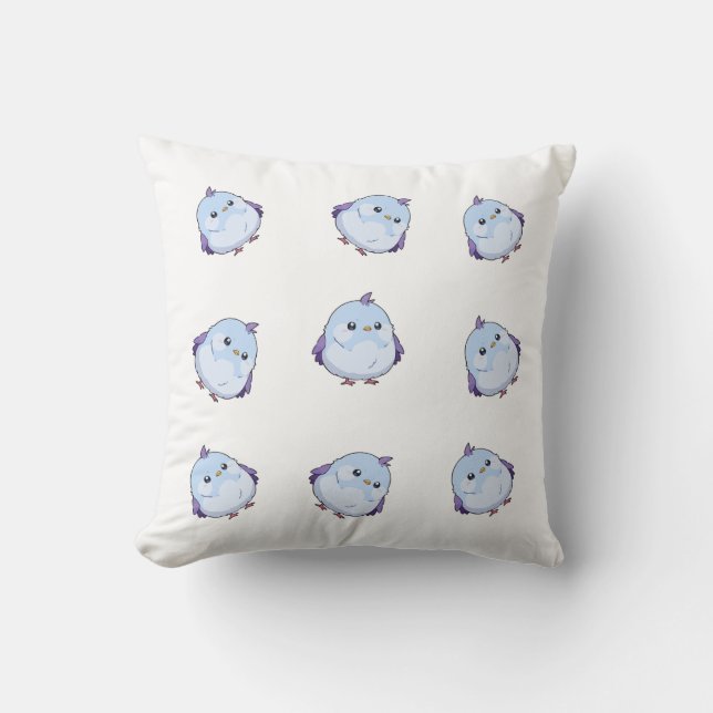 Adorable Penguins Decorative Pillow (Front)