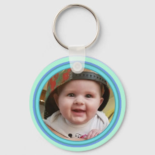 Adorable Personalised Baby Photo Key Chain