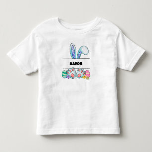 Adorable Personalised Easter Bunny Toddler T-Shirt