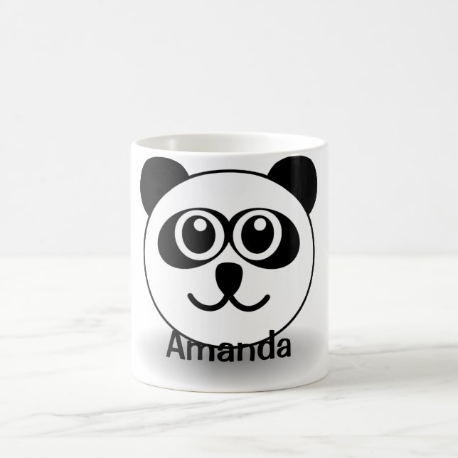 Adorable Personalised Panda Lover Mug Cup for Her (Center)