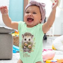 Adorable Personalised Romper Whimsical Design