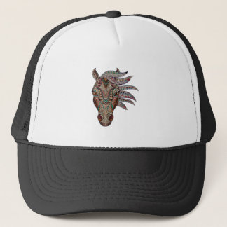 Adorable pfergekopf metallised horse head trucker hat