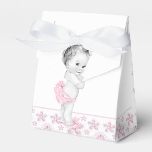 Adorable Pink Baby Shower Favour Boxes