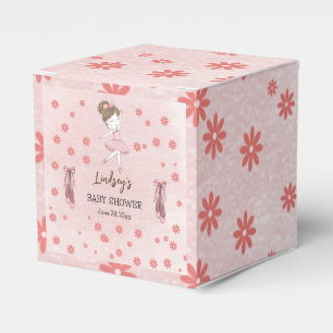 Adorable Pink Little Ballerina Tutu Girl Baby Show Favour Box