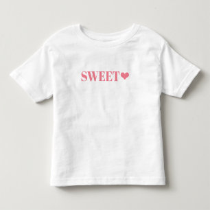 Adorable Pink Sweetheart Baby Toddler T-Shirt