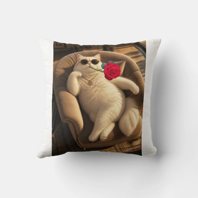 Adorable Poodle Dancing Ballet Poter Cushion (Back)