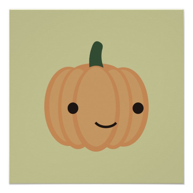 Adorable Pumpkin Poster (Front)