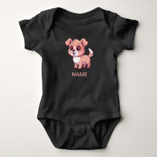 Adorable Puppy Baby Bodysuit