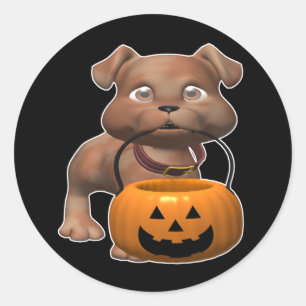 Adorable-Puppy Classic Round Sticker