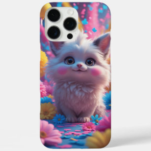 Adorable Puppy in a Flower Field Cute iPhone 16 Pro Max Case