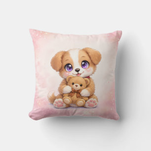 Adorable Puppy Nursery Decor Cushion