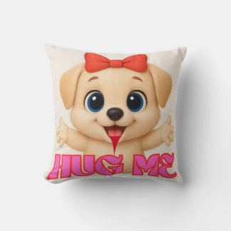 Adorable Puppy Pillow – Cute Cartoon Dog Home DCR