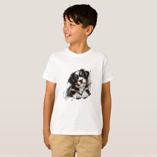 Adorable Puppy Sketch Art T-Shirt – Cute Dog Lover