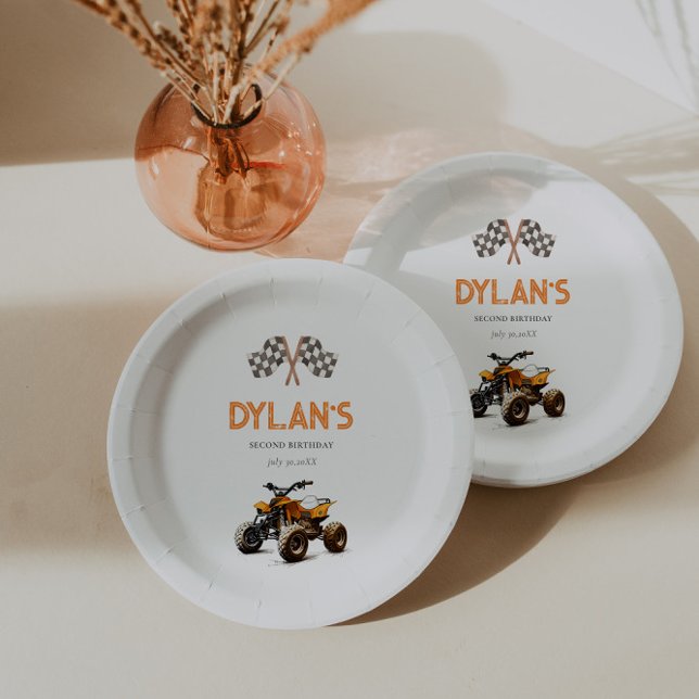 Adorable Quad Bike Paper Plate (Creator Uploaded)