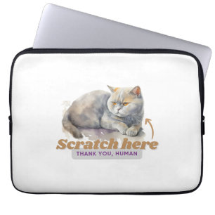 Adorable Quote Cat Owners Special Occasion Gift Laptop Sleeve